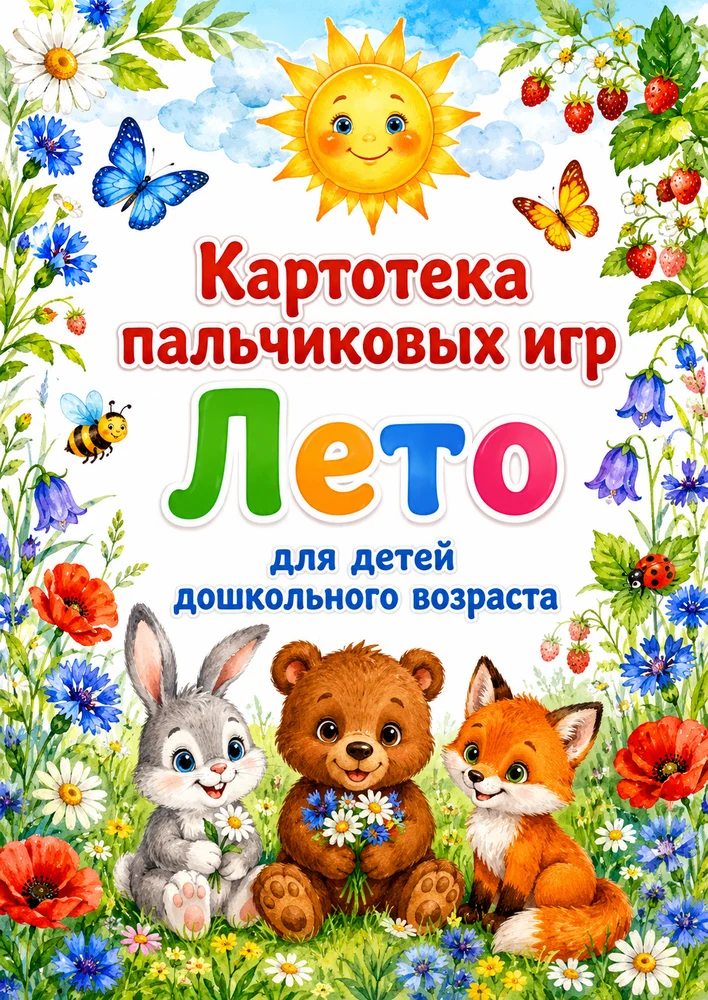 Картотека пальчиковых игр "Лето"