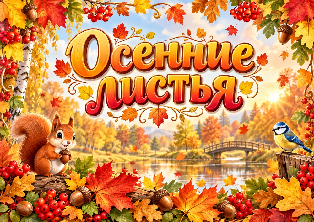 Осеннее оформление "Осенние листья"