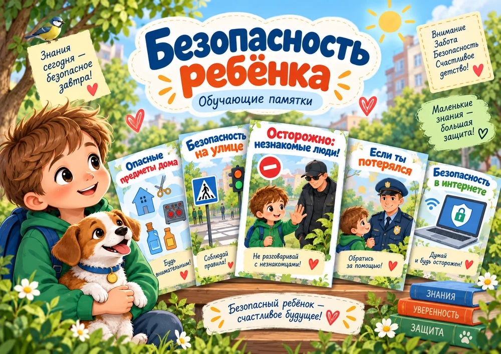 Наглядное пособие "Безопасность ребёнка" — превью 1