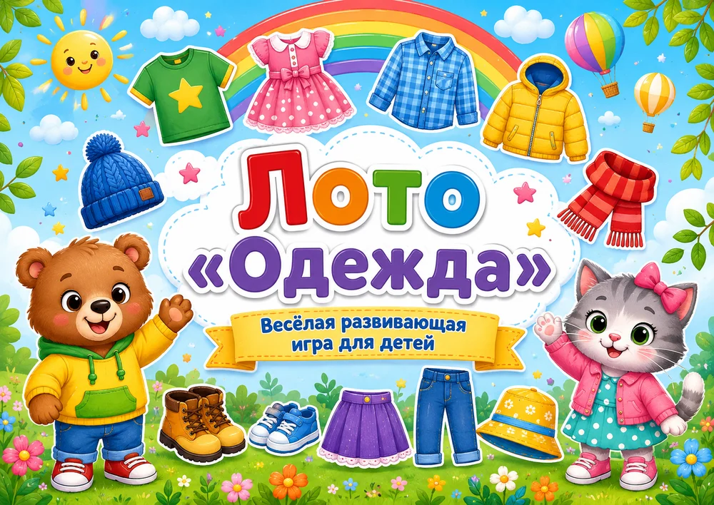 Лото "Одежда"