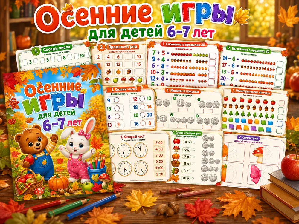 Осенние игры для детей 6-7 лет