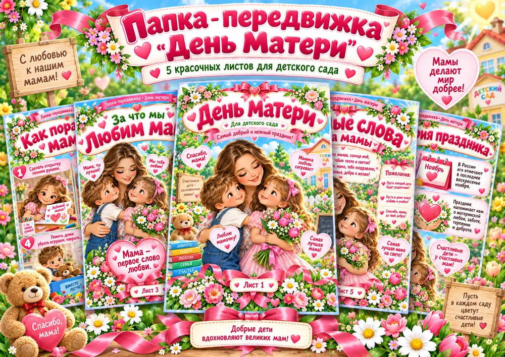 Папка - передвижка "День Матери"