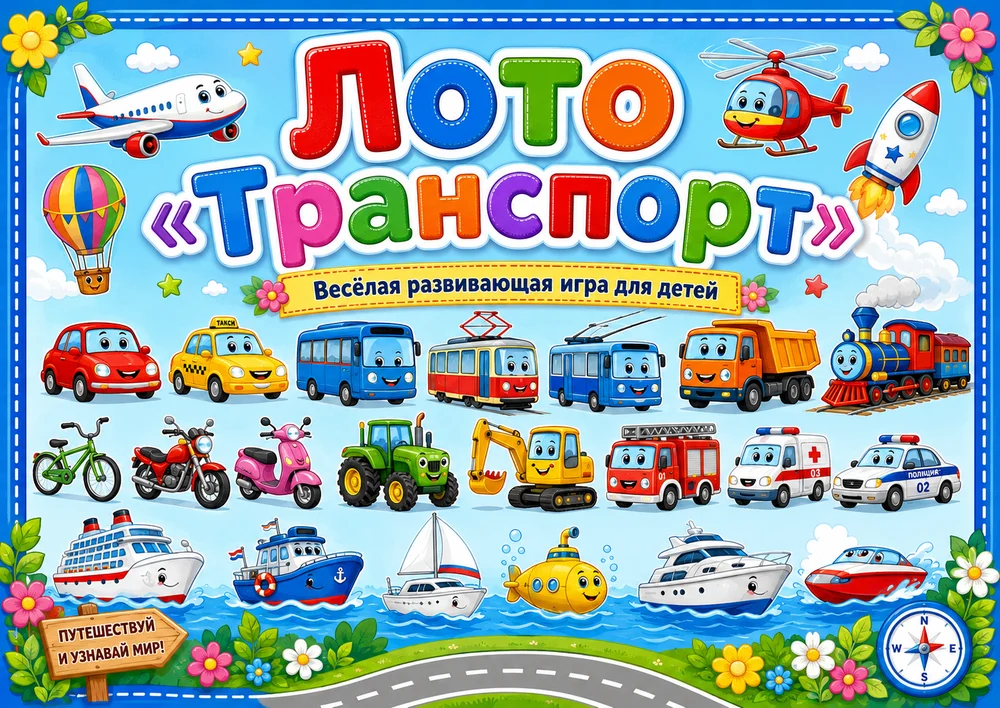 Лото "Транспорт"