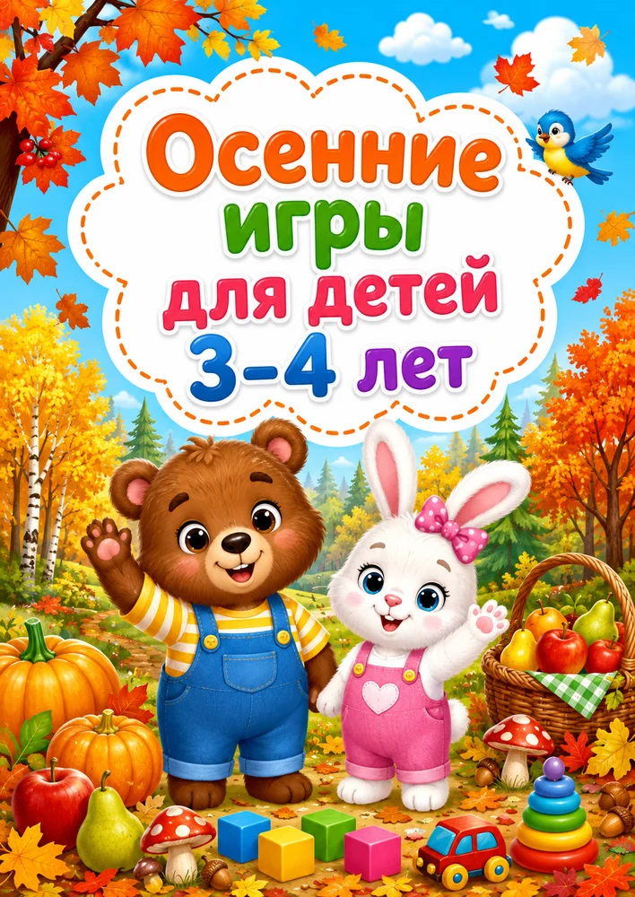 Осенние игры для детей 3-4 лет — превью 1