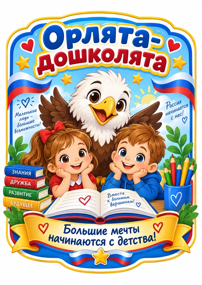 Эмблемы "Орлята - дошколята"