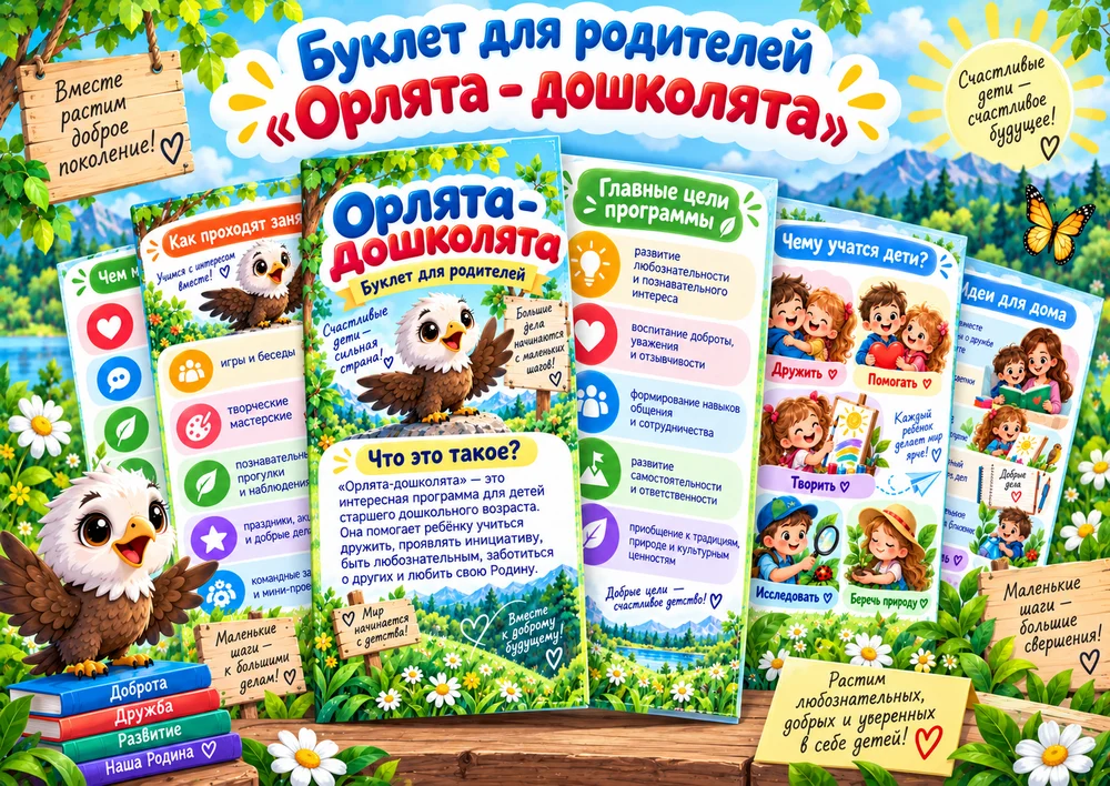 Буклет для родителей "Орлята - дошколята"