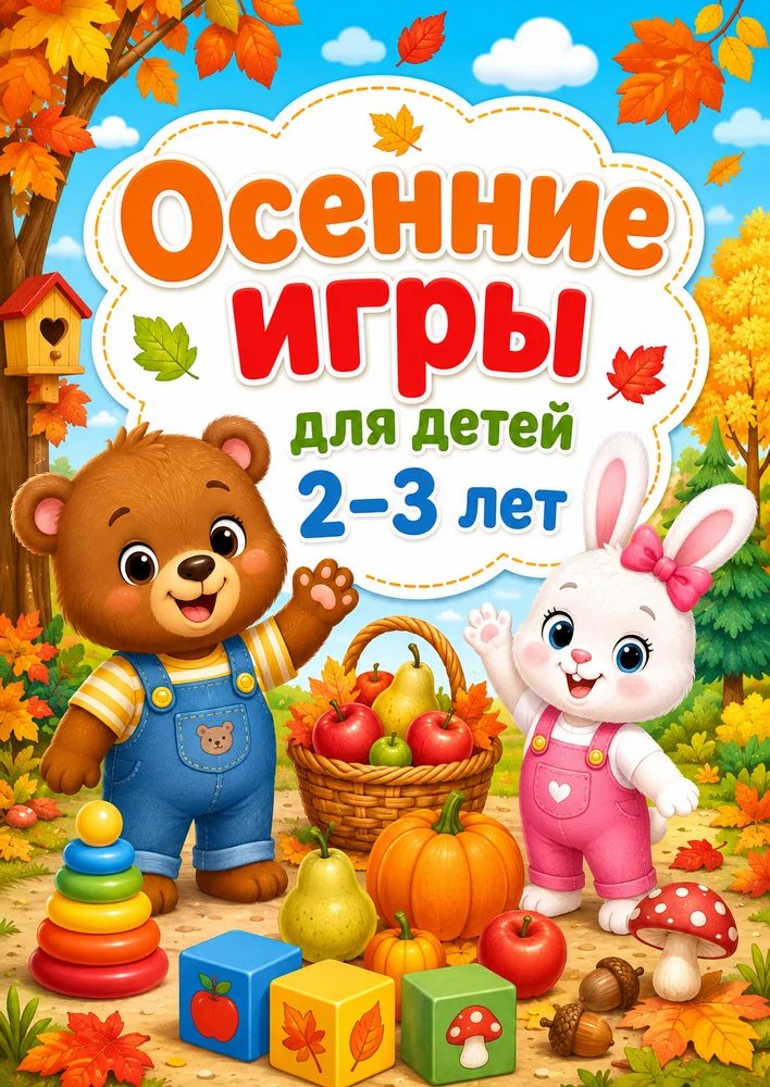 Осенние игры для детей 2-3 года