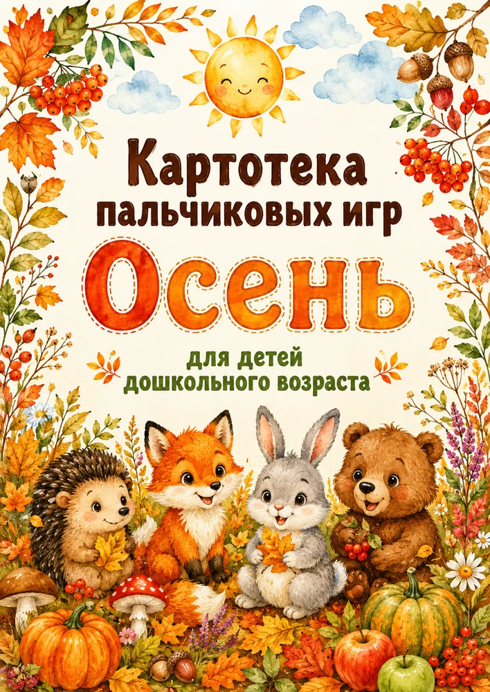 Картотека пальчиковых игр "Осень"