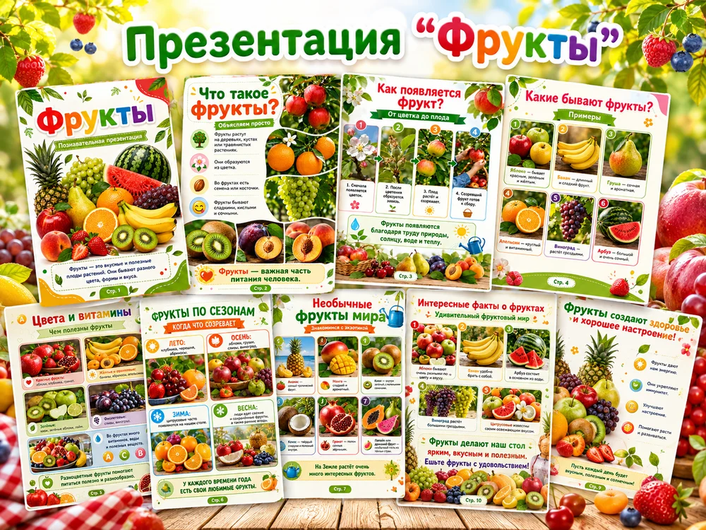 Презентация "Фрукты"