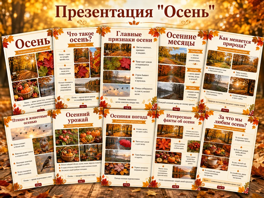 Презентация "Осень" — превью 1