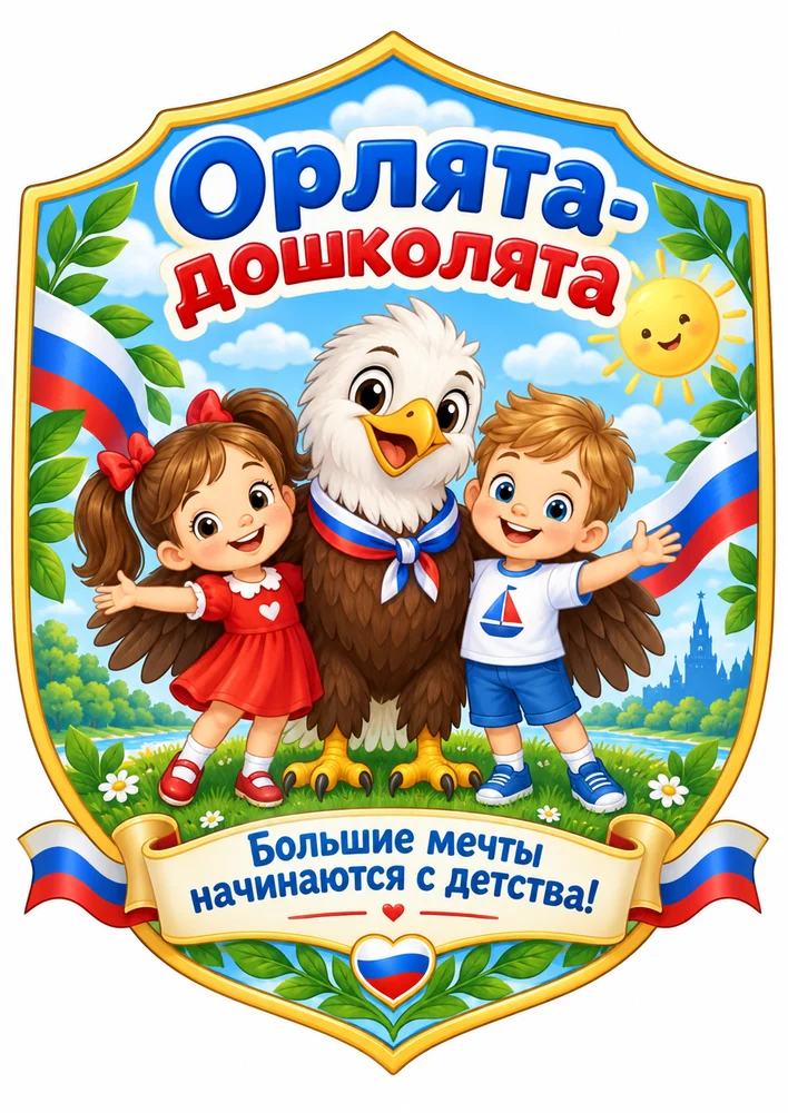 Эмблемы "Орлята - дошколята"
