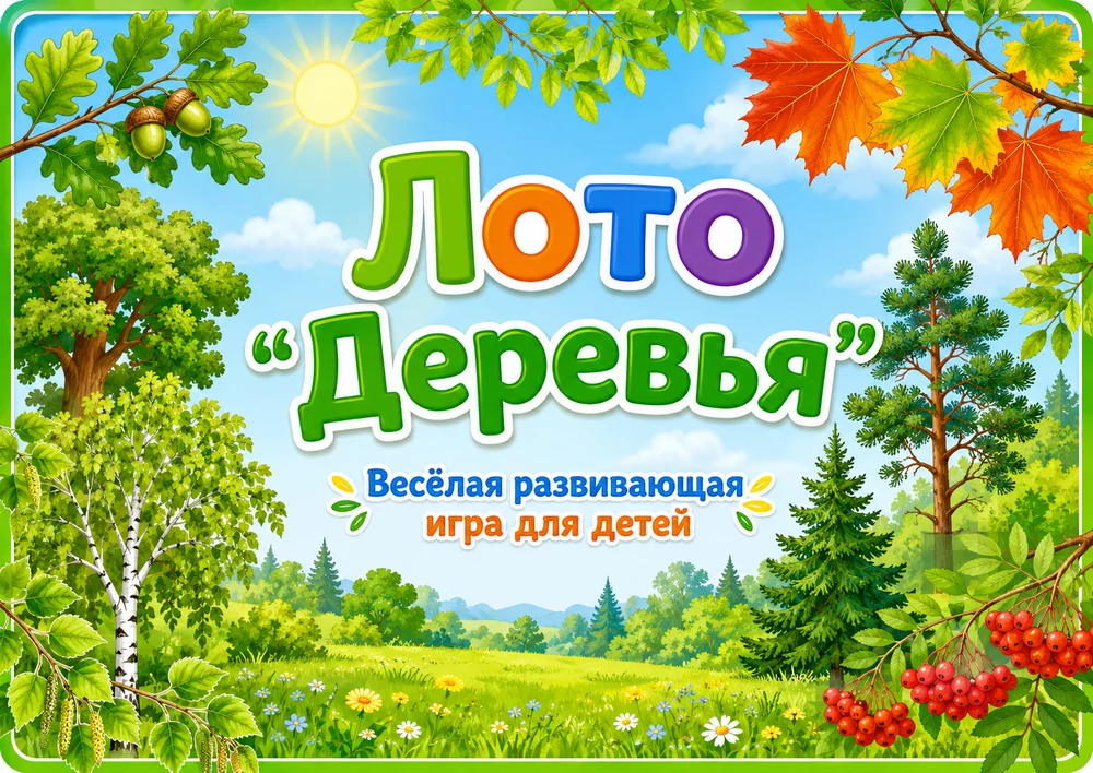 Лото "Деревья" — превью 1