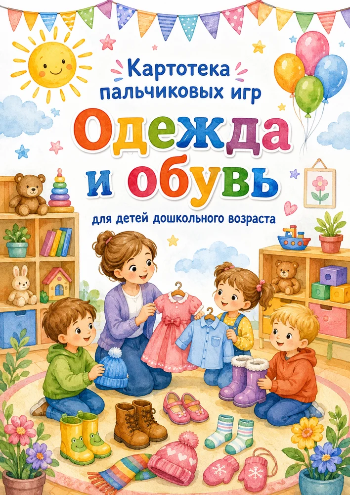 Картотека пальчиковых игр "Одежда и обувь" — превью 1