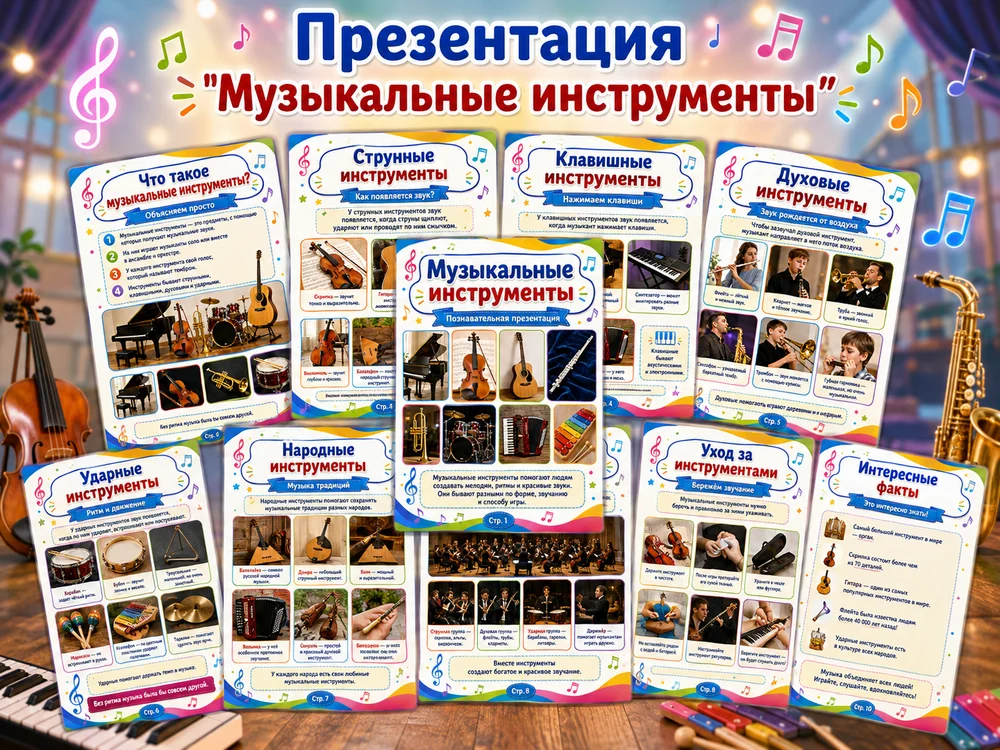 Презентация "Музыкальные инструменты"