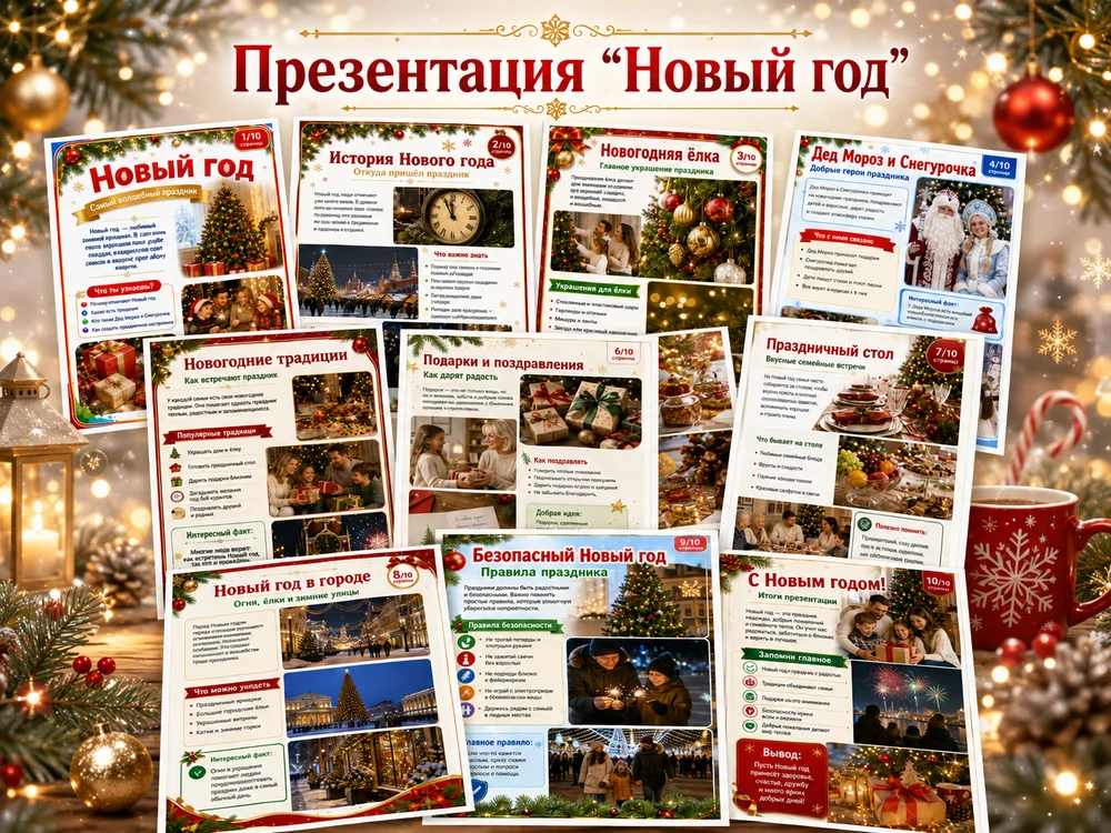 Презентация "Новый год" — превью 1